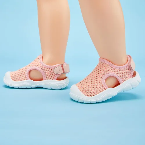 Vista 2 de BMCiTYBM Sandalias de verano con punta cerrada para bebé, niño, niña, zapatos ligeros, antideslizantes, para primeros pasos, 6, 9, 12, 18, 24 meses