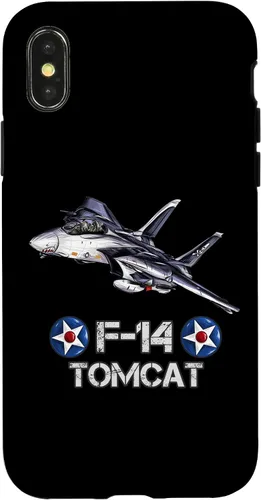 Vista 5 de Vintage F-14 Tomcat Fighter Jet Aviación Militar Estuche de Regalo para iPhone 17