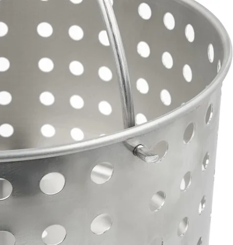 Vista 5 de TrueCraftware -16 cuartos de galón.Cesta de vapor de aluminio 9-3/4" de diámetro x 8-3/8" altura se adapta a 16 cuartos de galón- Cesta de vapor