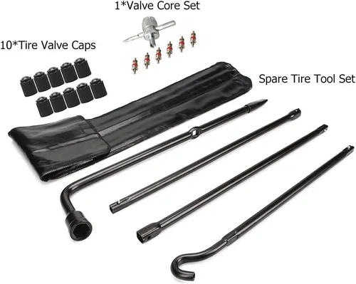 Vista 2 de Dr.Roc 2004-2014 Ford F150 kit premium de herramientas para rueda de repuesto con bolsa