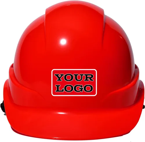 Vista 8 de Casco de trabajo de construcción personalizado Casco de seguridad con suspensión de trinquete de 6 puntos con ventilación