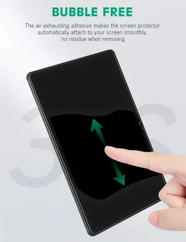 Vista 9 de apiker [Paquete de 2] Protector de pantalla para Samsung Galaxy Tab S10 Plus/S9 Plus/S9 FE Plus/S7 FE 5G/S8 Plus de 12.4 pulgadas, vidrio templado