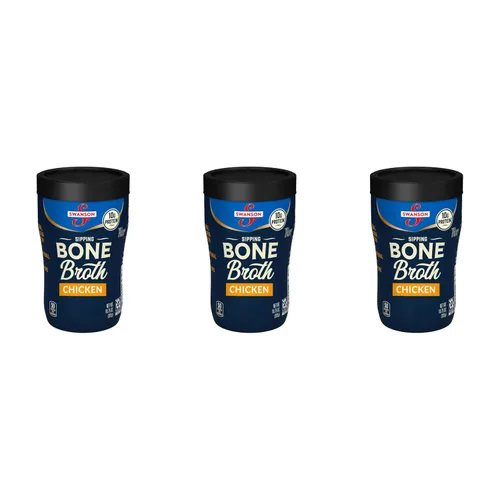 Vista 17 de Caldo de hueso de res para beber Swanson S, taza microondas de 10.75 oz