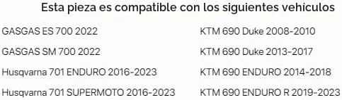 Vista 4 de TUSK Palanca de cambios plegable punta negra/naranja para KTM 690 Enduro R 2019-2024