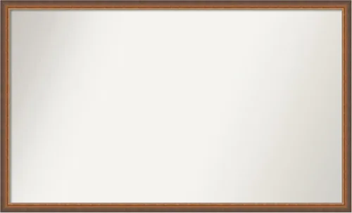 Vista 244 de Amanti Art Espejo de baño de bronce para sobre fregadero, 29 x 19 pulgadas, espejo rectangular de bronce antiguo, marco de madera tradicional