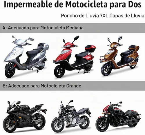 Vista 7 de haozaikeji Impermeable para motocicleta para dos, impermeable, con capucha, capa de lluvia, movilidad, scooter, poncho de lluvia al aire libre Azul
