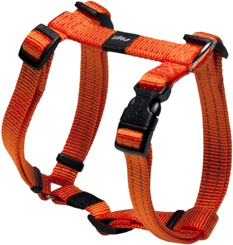 Vista 5 de Arnés reflectante ajustable para perros pequeños a medianos; collar y correa a juego disponibles, negro