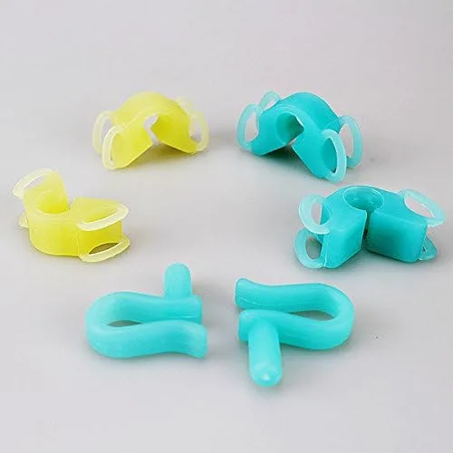 Vista 4 de 12pcs/Set Silicona Boca Prop Bite Block Látex Libre Dental 275.0 °F Esterilizado