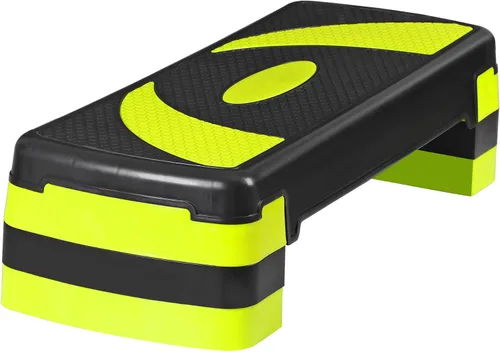 Vista 11 de Plataforma escalonada de entrenamiento aeróbico de 30 pulgadas con elevadores ajustables de 4 a 6 a 8 pulgadas, entrenamiento de ejercicio