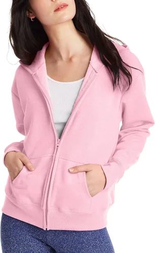 Vista 4 de Hanes XX-Large Full-Zip Hooded, EcoSmart Sweatshirt, Women's Comfortable Hoodie