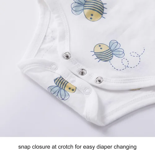 Vista 6 de pureborn Mameluco de algodón súper suave para bebés niños y niñas de 0 a 24 meses