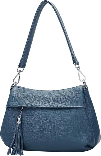 Vista 2 de Over Earth Bolsos de cuero para mujer, bolso de hombro pequeño Hobo para mujer