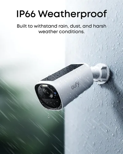 Vista 6 de eufy Security eufyCam E40 - Kit de 2 cámaras, cámara de seguridad solar, visión nocturna MaxColor 2K con panel solar integrado, almacenamiento local