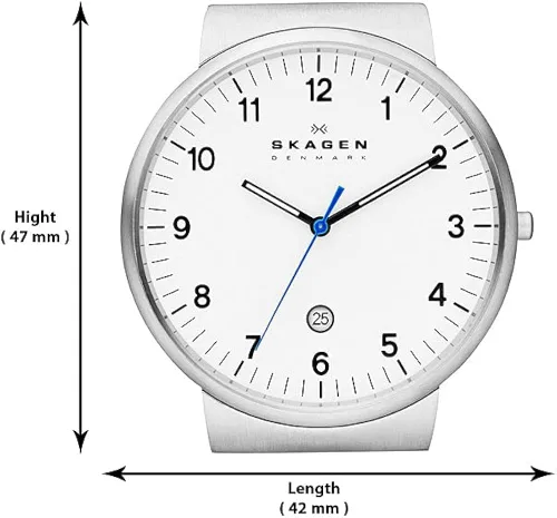 Vista 10 de Skagen - Reloj de cuarzo para hombre acero inoxidable y malla