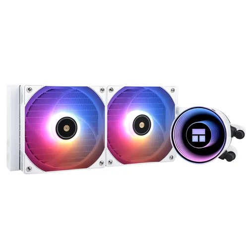 Vista 9 de Thermalright Frozen Notte 120 ARGB - Enfriador de CPU líquido negro con ventilador ARGB de 120 mm y PWM - Hasta 2000 RPM, para AMD/AM4/AM5, Intel