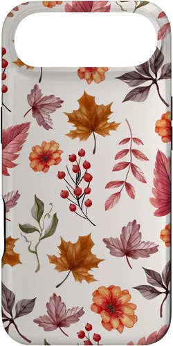 Vista 27 de Halloween Pattern Fall Leaves Pattern - Autumn Season Case for iPhone 17