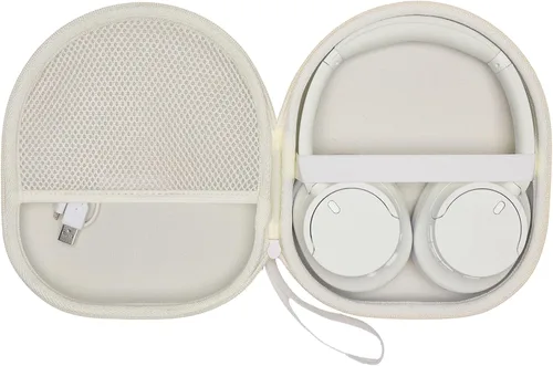 Vista 15 de XANAD Funda compatible con auriculares Sony WH-CH720N WH-CH520 con cancelación de ruido, color negro Compatible with
