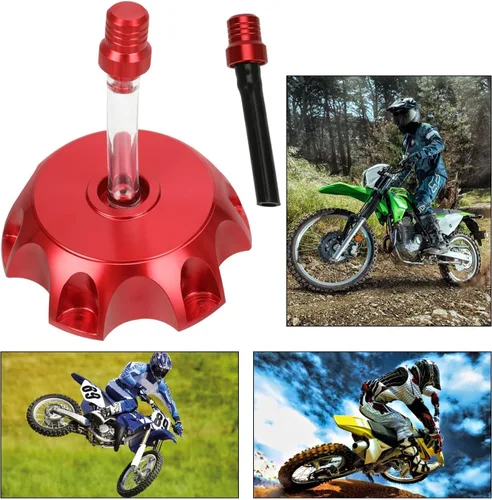 Vista 8 de GREHUA Cubierta de Tapa de Gasolina para Dirt Bike con Tubo de Ventilación Compatible con 50cc 70cc 90cc 110cc 125cc SSR110 SSR125 Taotao DB10 DB14