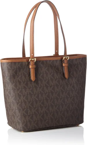 Vista 2 de Michael Kors MK Bolsa de hombro insignia, M, Marrón
