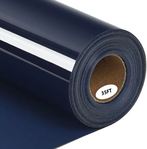 Vista 8 de guangyintong Rollos de vinilo de transferencia de calor negro, 12 pulgadas x 25 pies, superficie brillante, se recomienda tela, para camisetas