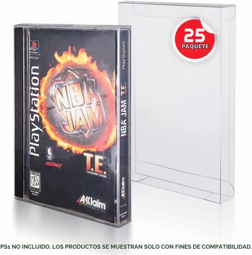 Vista 2 de EVORETRO Protector de caja de juegos para Sega CD, Saturn y Sony PS1 Longbox Games – 0.016 in de grosor a granel bolsas de juegos de cajas