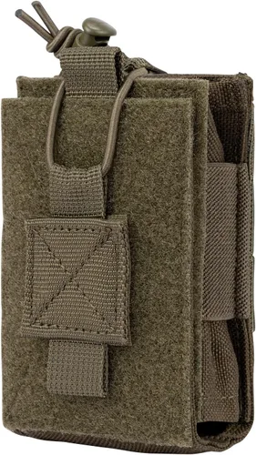 Vista 9 de Bolsa de radio ajustable MOLLE Soporte de radio para cinturón táctico de dos vías Funda de radio Walkie Talkies caso Rifle Mag Carrier 0.219 in