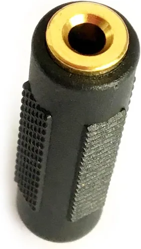 Vista 5 de Posdou 3.5mm Jack estéreo macho a 3.5mm Jack estéreo hembra a hembra adaptador conector chapado en oro (paquete de 3)