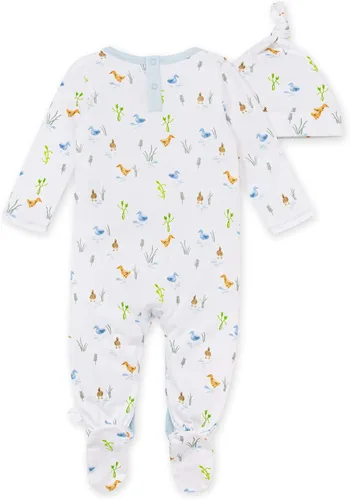 Vista 2 de Burt's Bees Baby baby-boys Romper Jumpsuit, 100% Organic Cotton One-piece Coverall