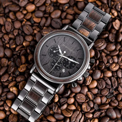 Vista 9 de Reloj de madera grabado para tu novio tu chico tu prometido tu marido Personalizado para cumpleaños aniversario