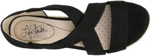 Vista 3 de LifeStride Sandalias Siesta Alpargata de cuña para mujer