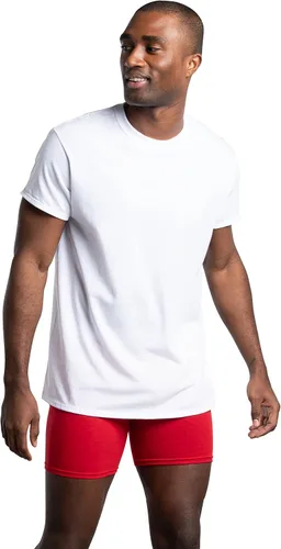 Vista 2 de Fruit of the Loom Men's Lightweight Active Cotton Blend Undershirts
