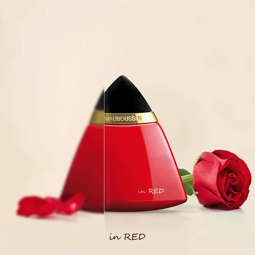 Vista 7 de Mauboussin - In Red 3.4 fl oz (3.3 Fl Oz) - Eau de Parfum para Mujer - Aromas orientales, florales y amaderados