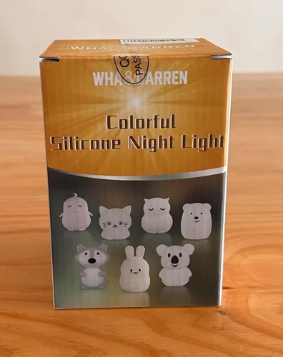 Vista 11 de WHA&DARREN Luz nocturna de conejo para niños y niños pequeños, luz nocturna de animales blanda para niñas y niños - Bonita lámpara de dormitorio