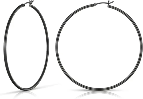 Vista 14 de Aretes de aro de oro para mujer chapados en oro real de 14 quilates con poste de plata de ley 925 Dorado