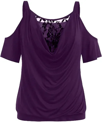 Vista 5 de NEYOUQE Camisetas de manga larga para mujer, estilo casual, cómodas, color liso, para verano, para mujer
