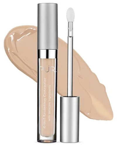 Vista 7 de PÜR MINERALS 4-in-1 Sculpting Concealer for Women - Conceals, Brightens, Plumps & Corrects - Hydrating & Moisturizing Makeup Concealer with Medium