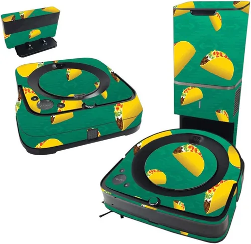 Vista 17 de MightySkins Skin compatible con iRobot Roomba s9+ Vacuum & Braava Jet m6 Bundle - Morado antiguo Funda protectora y única de vinilo Fácil