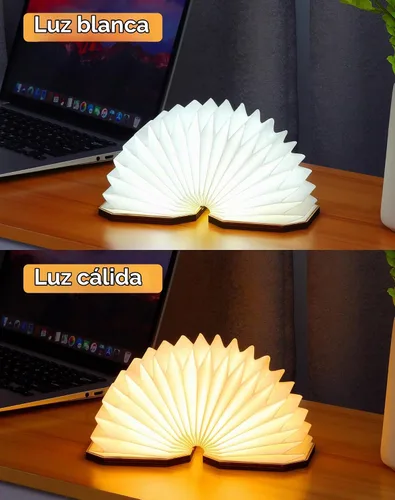 Vista 4 de Lámpara plegable del acordeón de la originalidad, regalo japonés, linterna de papel del LED Portable Wooden Table Lamp, Creative Japanese Paper