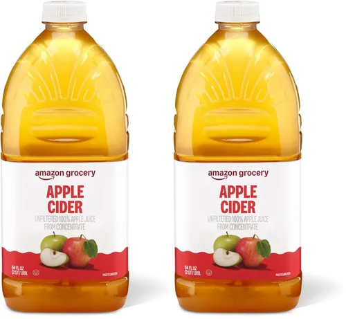 Vista 6 de Amazon Grocery, Sidra de manzana, 64 onzas líquidas (anteriormente Happy Belly, el embalaje puede variar)