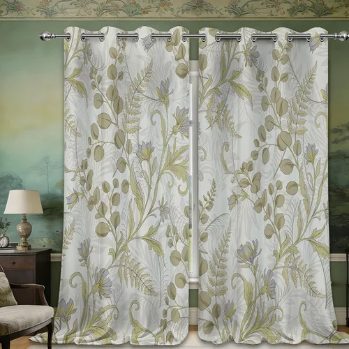 Vista 9 de Cortinas opacas negras y doradas, cortinas modernas de mediados de siglo para dormitorio, sala de estar, 63 pulgadas de largo, juego de 2 paneles