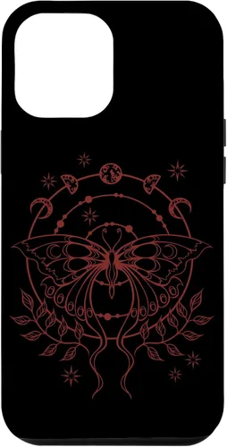 Vista 26 de Alt Emo Fairy Grunge Fairycore Goth Moth Moon Phases Case for iPhone 16