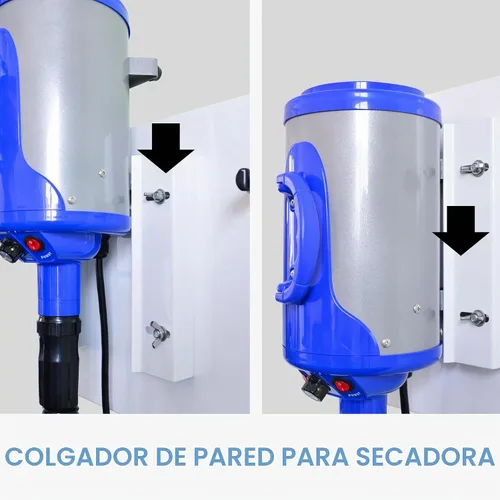 Vista 2 de SHELANDY Groomer Partner - Secador de aseo para mascotas con montaje en pared