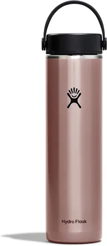 Vista 6 de Hydro Flask 24 Oz Botella de agua de la serie Trail ligera con tapa Flex ancha Obsidian - Botella de agua para senderismo