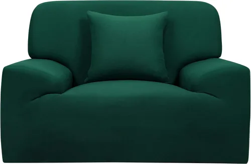Vista 17 de uxcell Funda elástica para sofá, funda clásica sólida para sofás, sofá biplaza o sillón, muebles universales de poliéster elástico con una funda