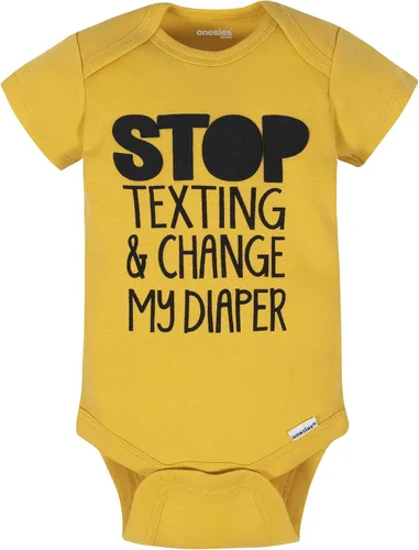 Vista 2 de Onesies Brand unisex-baby 8-pack Short Sleeve Mix & Match Bodysuits