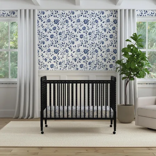 Vista 4 de DaVinci Jenny Lind - Cuna convertible 3 en 1, color ébano Converts to Toddler Bed & Daybed, 4 Adjustable Mattress Heights - Conversion Kit Sold