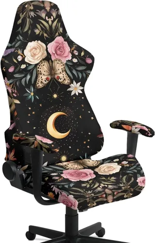Vista 28 de Fundas para silla de videojuegos de 250 aniversario, 4 piezas, cómodas, ergonómicas, para oficina, fundas giratorias de poliéster, decoración