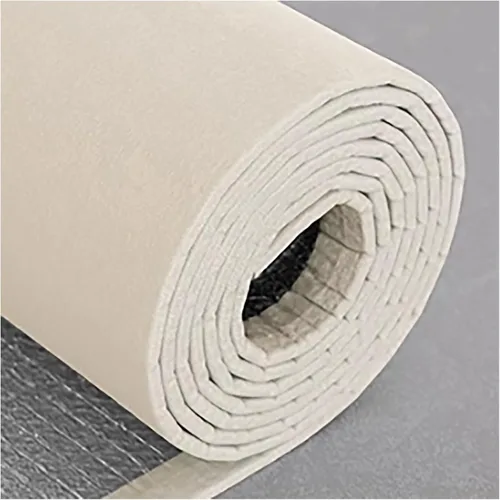 Vista 10 de Panel de pared grueso, papel tapiz impermeable de hilo textil para despegar y pegar, paneles de pared acolchados insonorizados, adecuado
