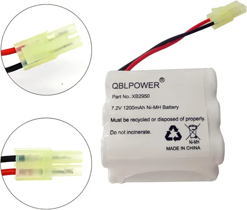 Vista 3 de XB2950 Batería 7.2V 1200mAh Ni-Mh Compatible con Euro Pro Shark Aspiradora de alfombras V2950 V2950A V2945Z V2945 (paquete de 1)
