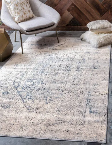 Vista 17 de Unique Loom Chateau Collection - Alfombra de área - Quincy (2' x 3' 1" Rectángulo, Beige/Marrón)